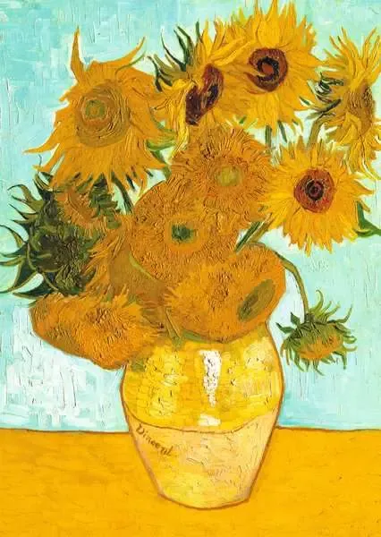 Ravensburger Puzzle Van Gogh: Vaso di girasoli 1000pz - immagine 1