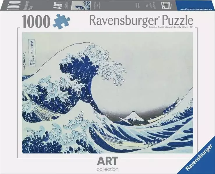Ravensburger Puzzle The great wave of kanagawa 1000pz - immagine 1