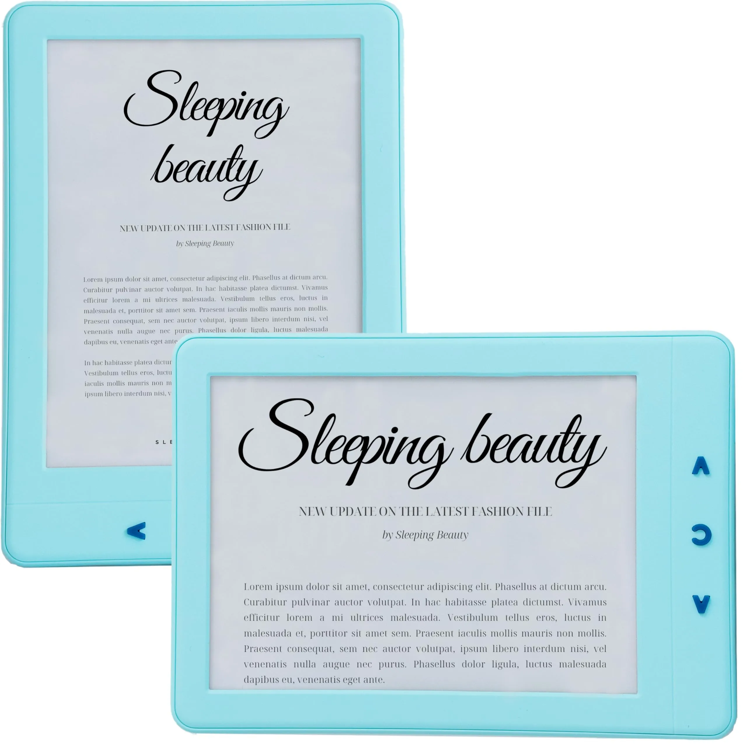 Silvergear® Ebook Reader con Retroilluminazione | Touchscreen E-Ink da 6 Pollici | Memoria da 4 GB per 3000+ E-Books | Antiriflesso e Leggero | Blu - immagine 8