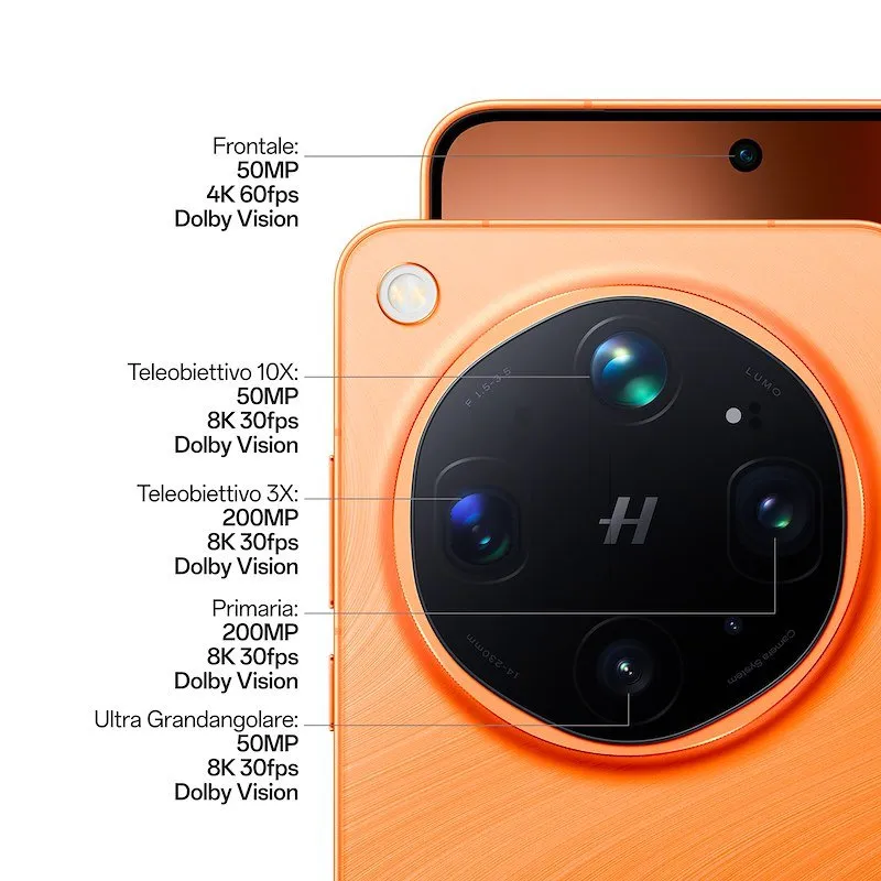 Oppo Bundle Smartphone Find X9 Ultra 5g 12/ 512GB Orange + charge - immagine 1