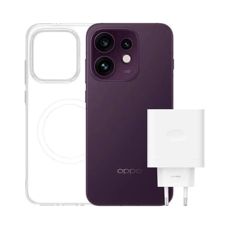 OPPO Reno16 5G 8/512 AI Smartphone Purple Black + Bundle Box - immagine 1