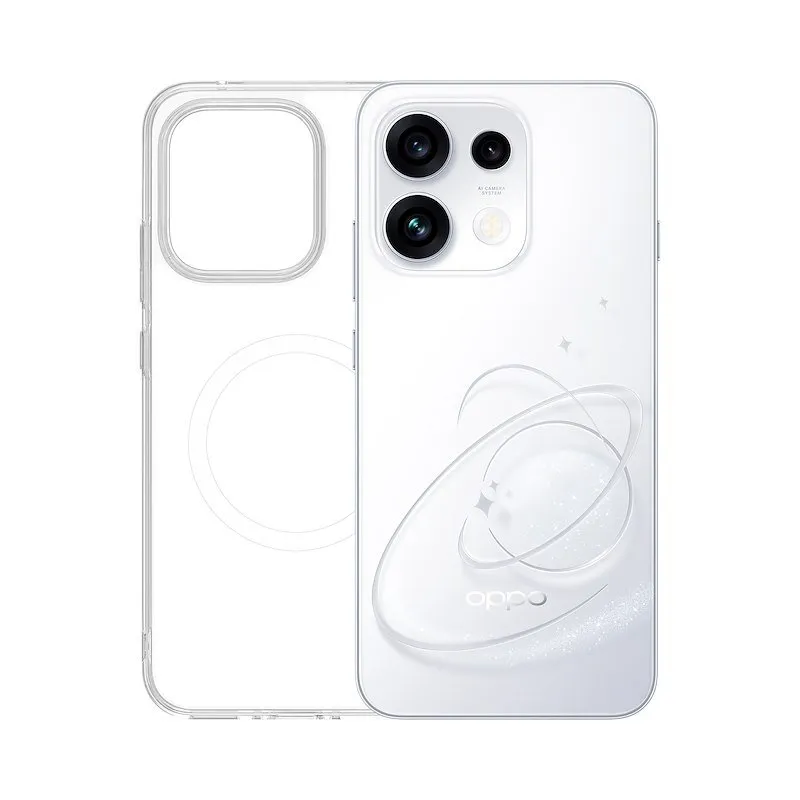 OPPO Reno16 Fs 5G 8/512 AI Smartphone Pop White + Cover Magnetica - immagine 1