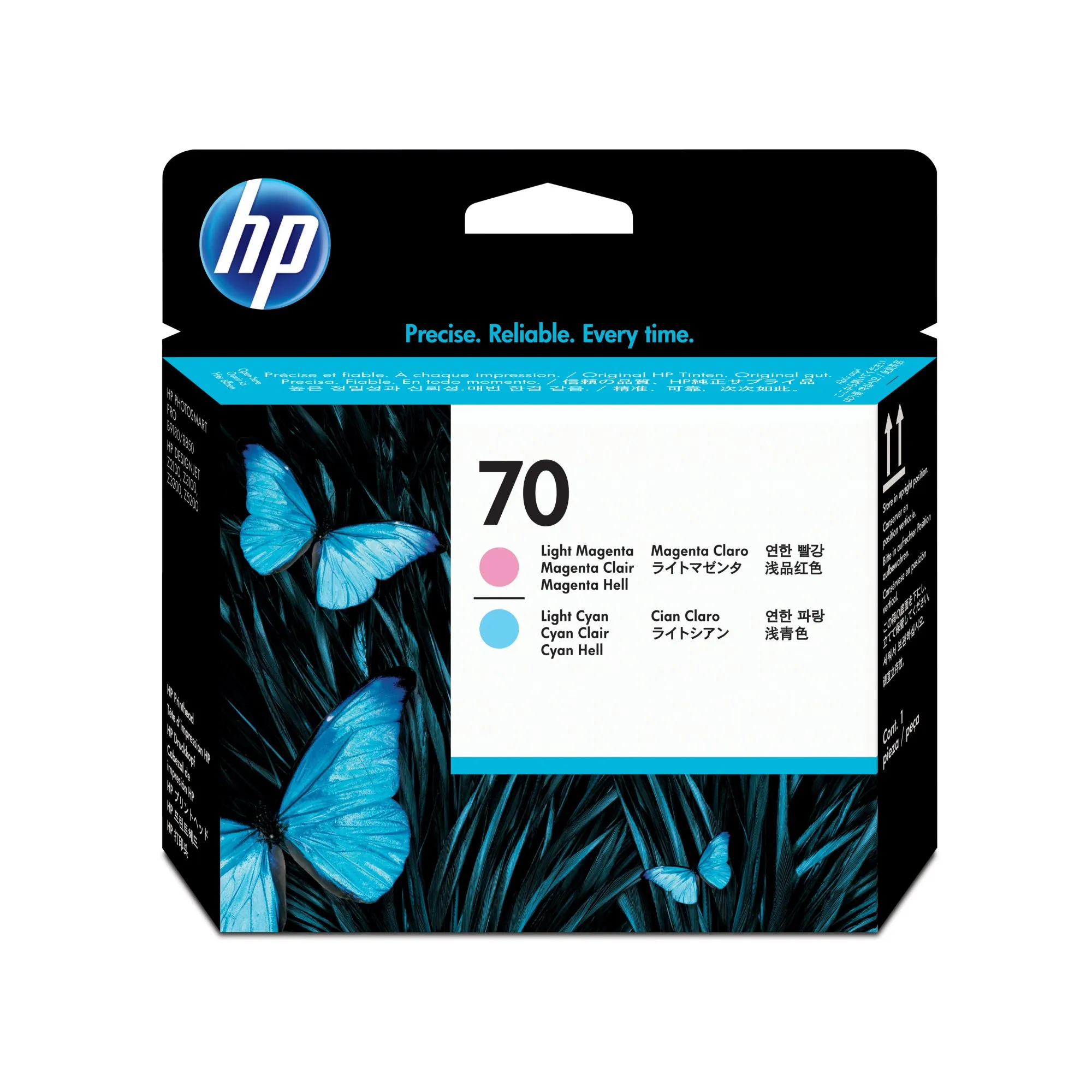 ORIGINALE HP Testina per stampa ciano (chiaro) / magenta (chiaro) C9405A 70 - immagine 1