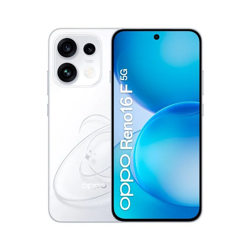 Oppo Reno16 F 5g 8/ 256GB Pop White - immagine 1