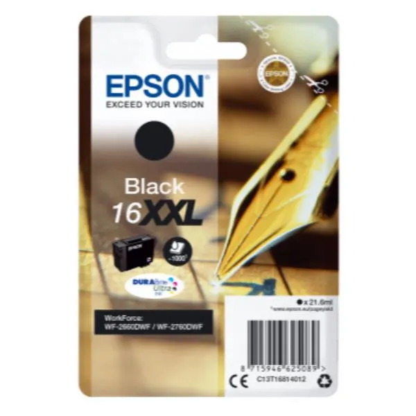 Epson SINGLEPBLACK16XXLDURABR.ULTRINK C13T16814022 - immagine 1