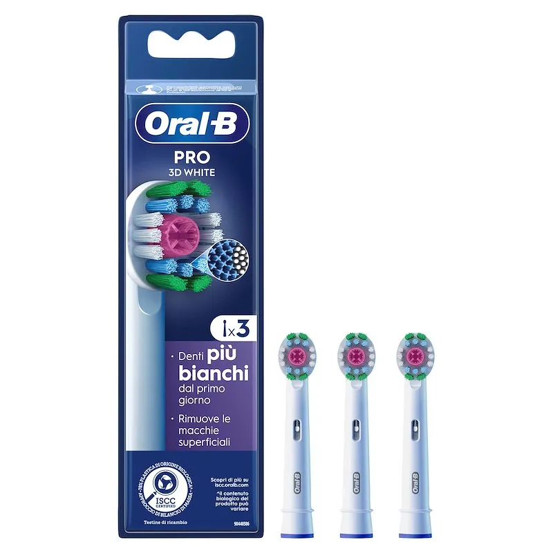 Oral B TESTINE PRO 3D WHITE X 3 White - immagine 1