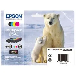 Epson Serie 26XL 4CART. Nmgc Expression Premium XP-600 XP-605 XP-700 C13T26364010 - immagine 1