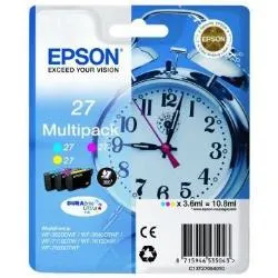 Epson Multipack 3-COLOUR 27 Durabrite Ultra Ink C13T27054022 - immagine 1