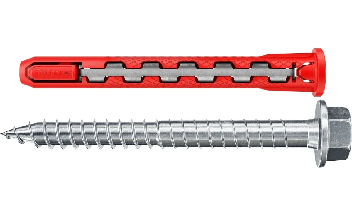 Hybridpower-T Tassello Prolungato In Nylon E Acciaio Con Vite A Testa Svasata Piana Confezione 50Pz. - immagine 1