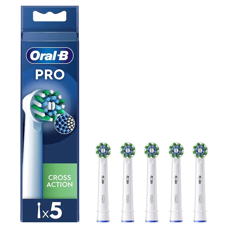 Oral B testine di ricambio pro cross action X 5 - immagine 1