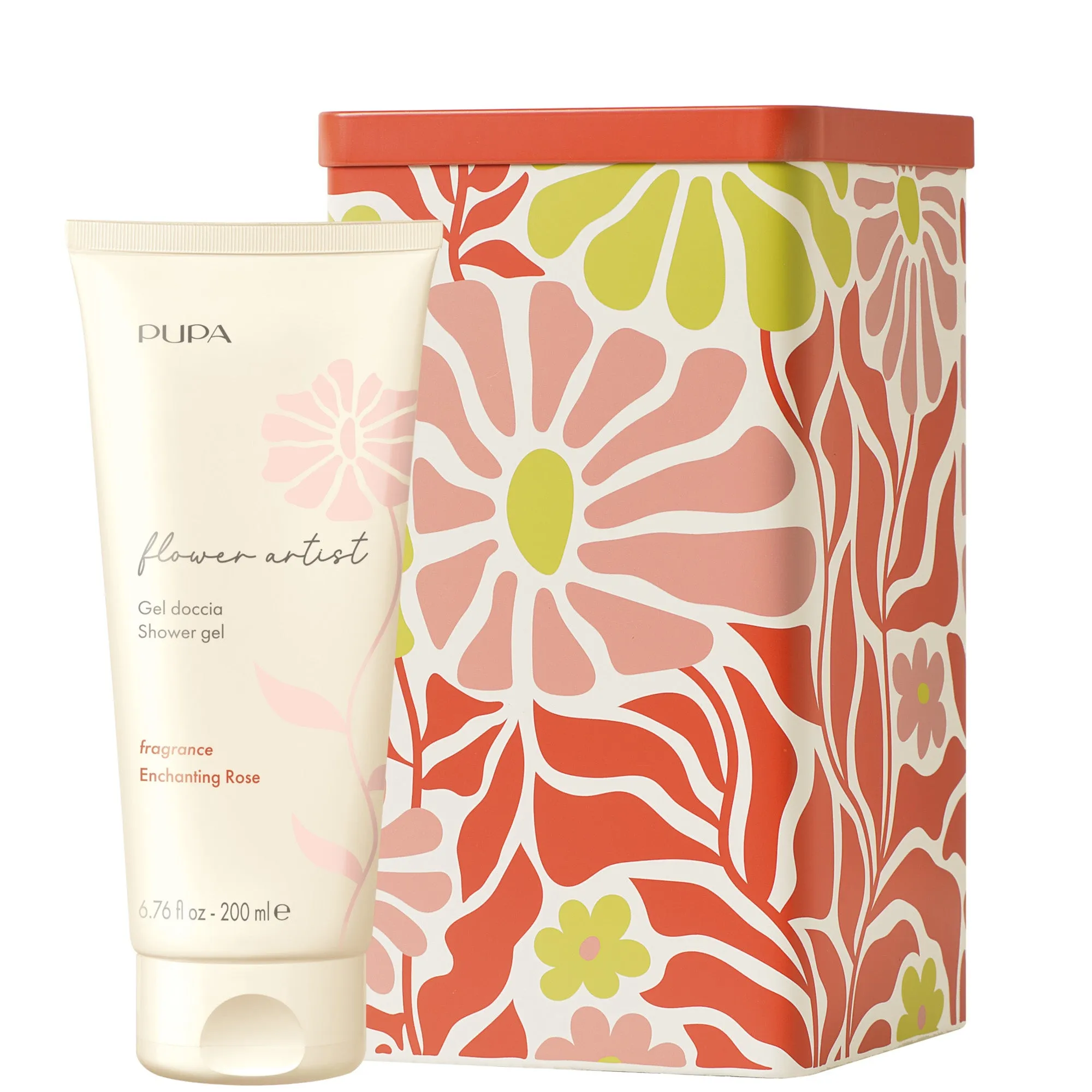 Pupa Flower Artist Gel Doccia Enchanting Rose - 200 ML - immagine 1