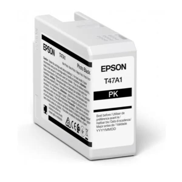 Epson Singlepack Photo Black T47A1 Ultrachrome Pro 10 Ink 50ML C13T47A100 - immagine 1