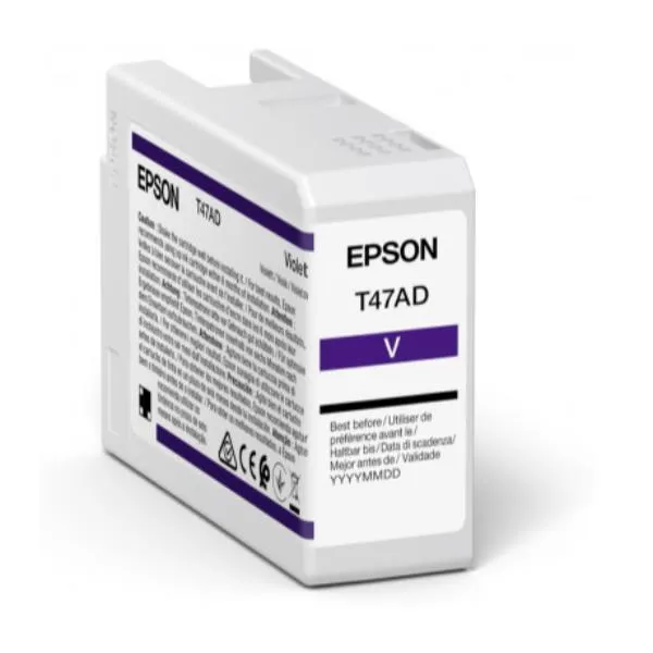 Epson Singlepack Violet T47AD Ultrachrome Pro 10 Ink 50ML C13T47AD00 - immagine 1