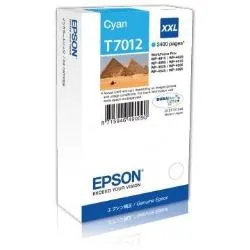 Epson Tanica Inchiostro A Pigmenti Ciano Durabrite Ultra Taglia Xxl (capacità EXTRA)WP-4515DN WP-4525DNF C13T70124010 - immagine 1