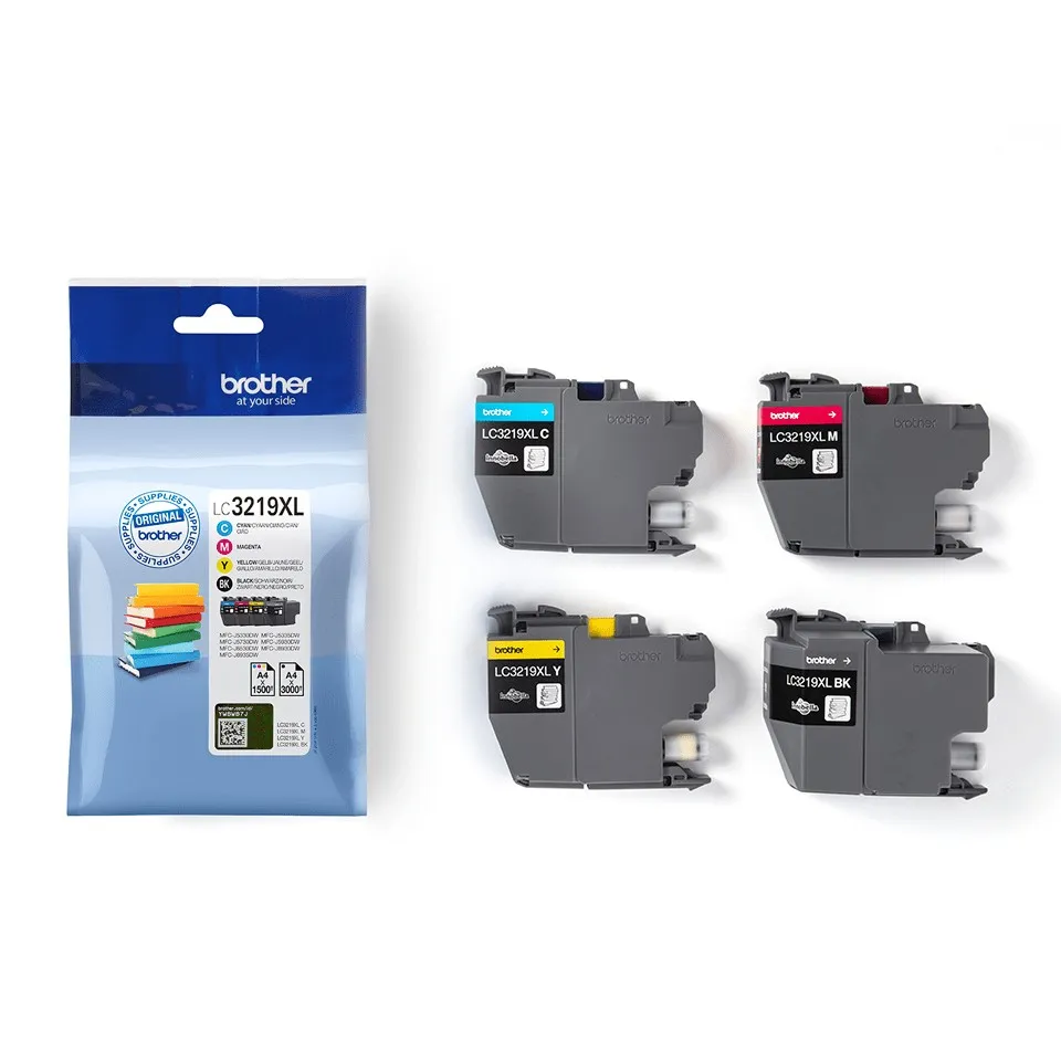 Originale Brother LC3219XLVALBP cartuccia toner 4 pz Originale Nero Ciano Magenta Giallo - immagine 1