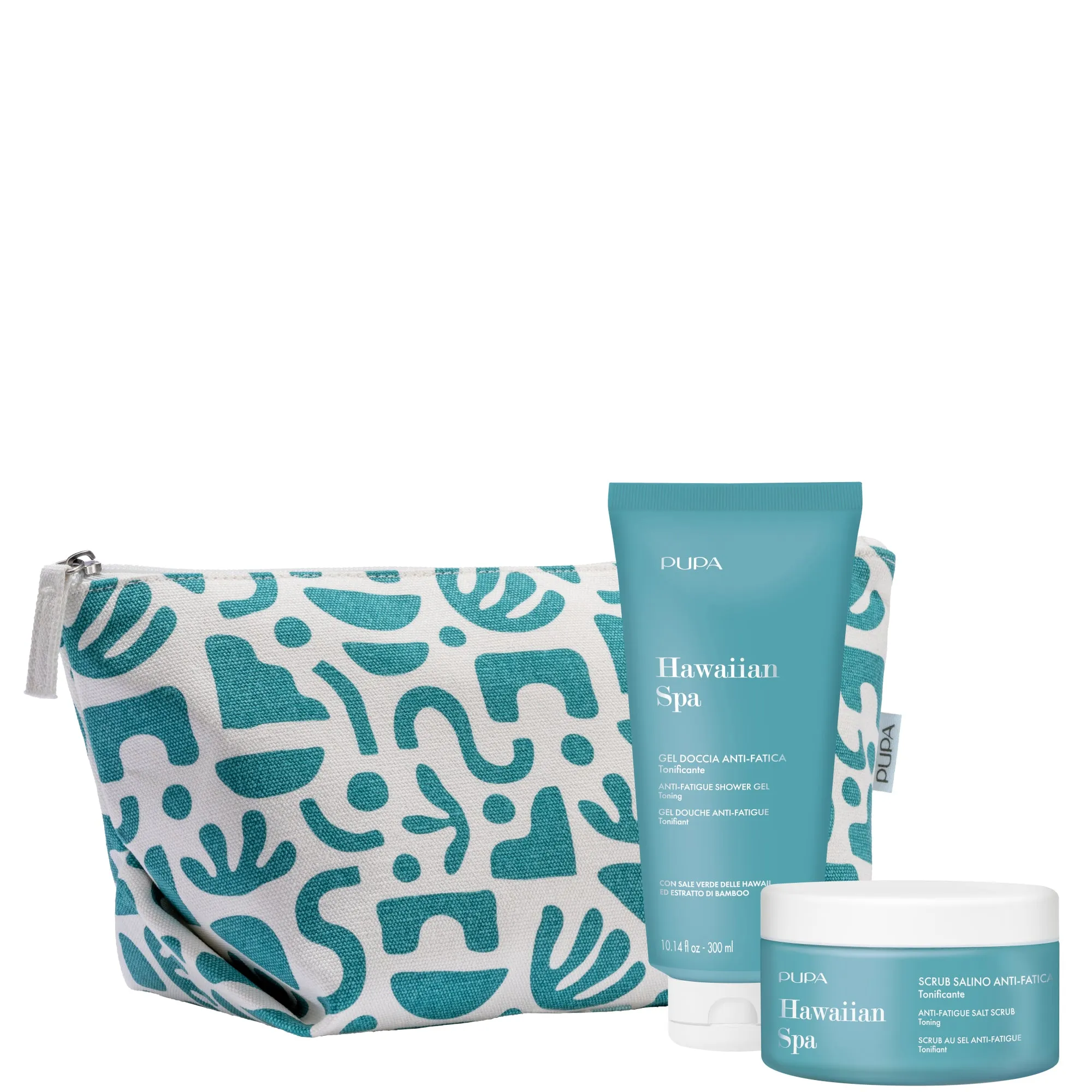 Pupa HAWAIIAN SPA Gel Doccia Antifatica + Scrub Corpo - 300 ML - immagine 1