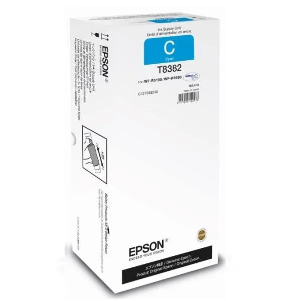 Epson Workforce Pro WF-R5690 Cyan Xl Ink Supply Unit C13T838240 - immagine 1