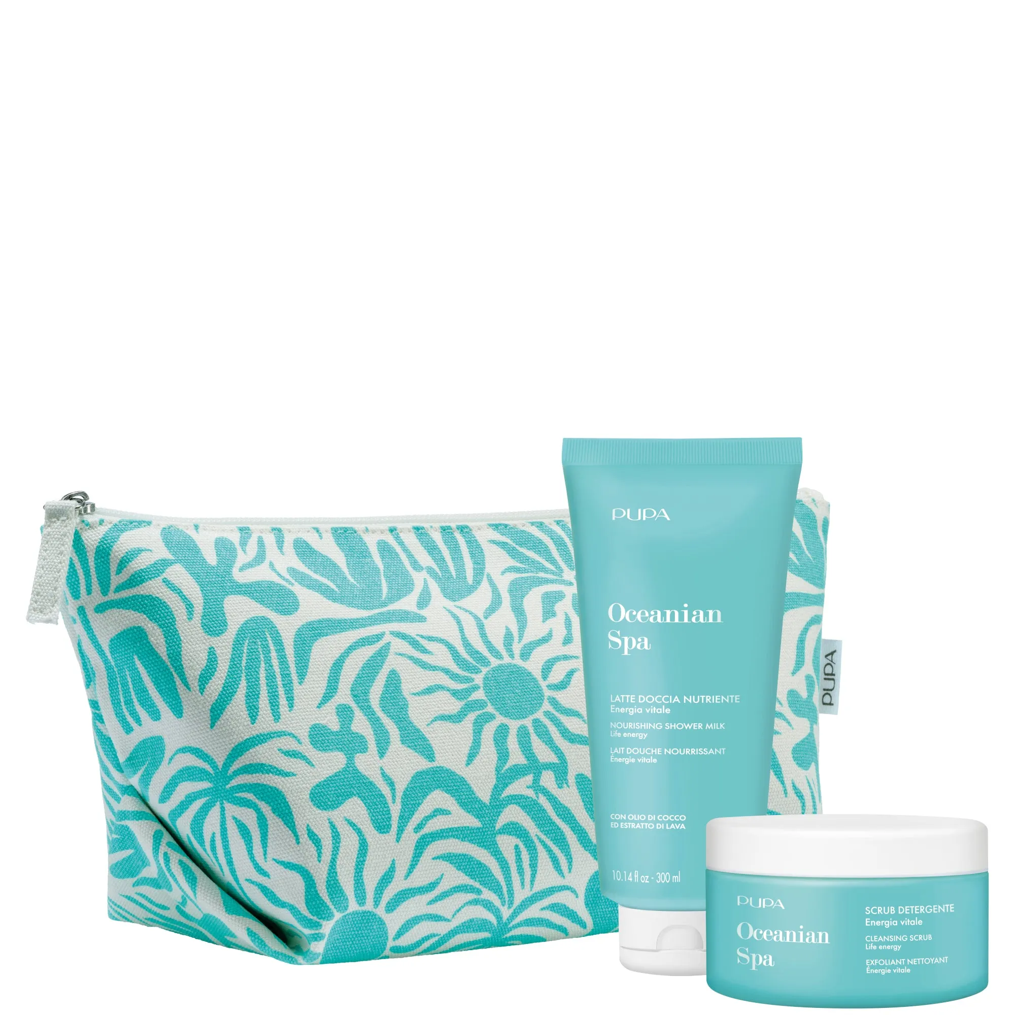 Pupa OCEANIA SPA Latte Doccia Nutriente + Scrub Corpo - 300 ML - immagine 1