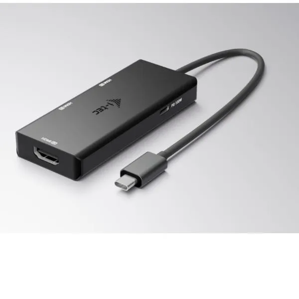 I-Tec Usb-C Triple 4K Hdmi Video Adpt. Pd C31TRIPLE4KHDMIPD - immagine 1