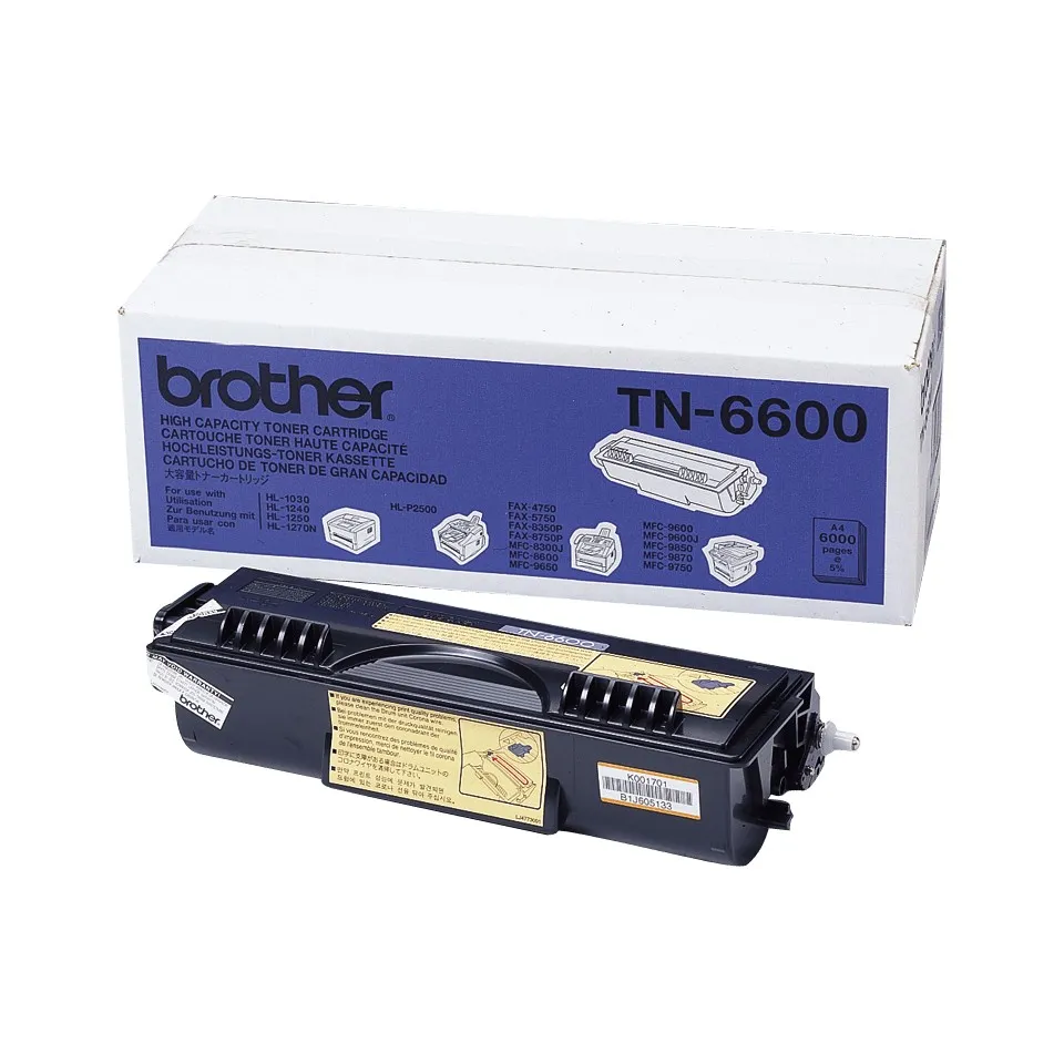 ORIGINALE Brother toner nero TN-6600 TN6600 6000 pagine - immagine 1