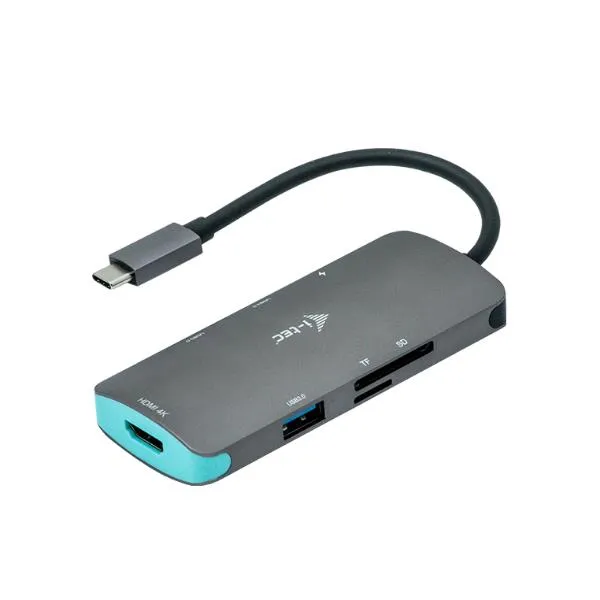 I-Tec Usb-C Mtl Nano 4K Hdmi + Pw 60W C31NANODOCKPD - immagine 1