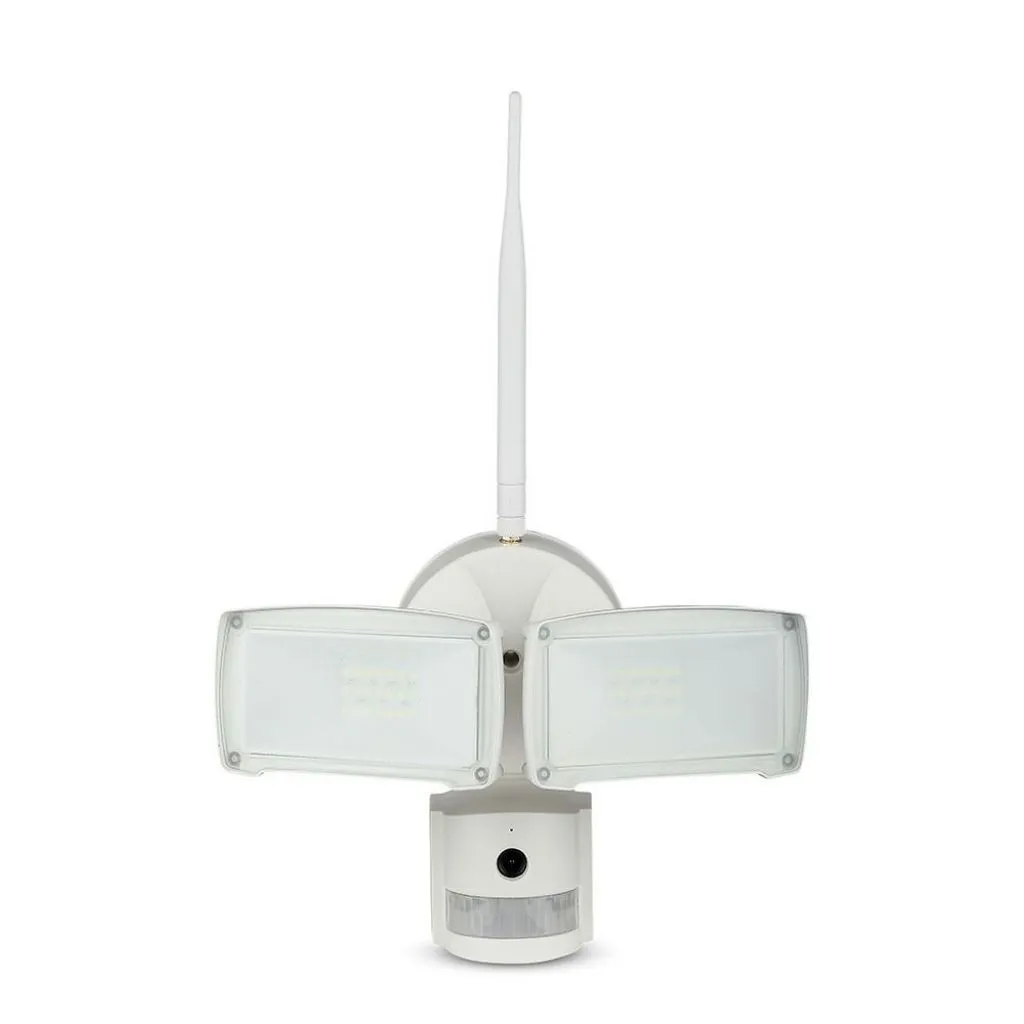 V-TAC Faro LED 18W con Sensore PIR e Telecamera WiFi Colore Bianco 6000K - immagine 1
