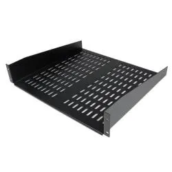 Startech Scaffale Cantilever 2U Per Montaggio A Rack - Universale Con Fessure Ripiano Armadio Fisso Pronfondità 16 22 Kg CABSHELFV - immagine 1