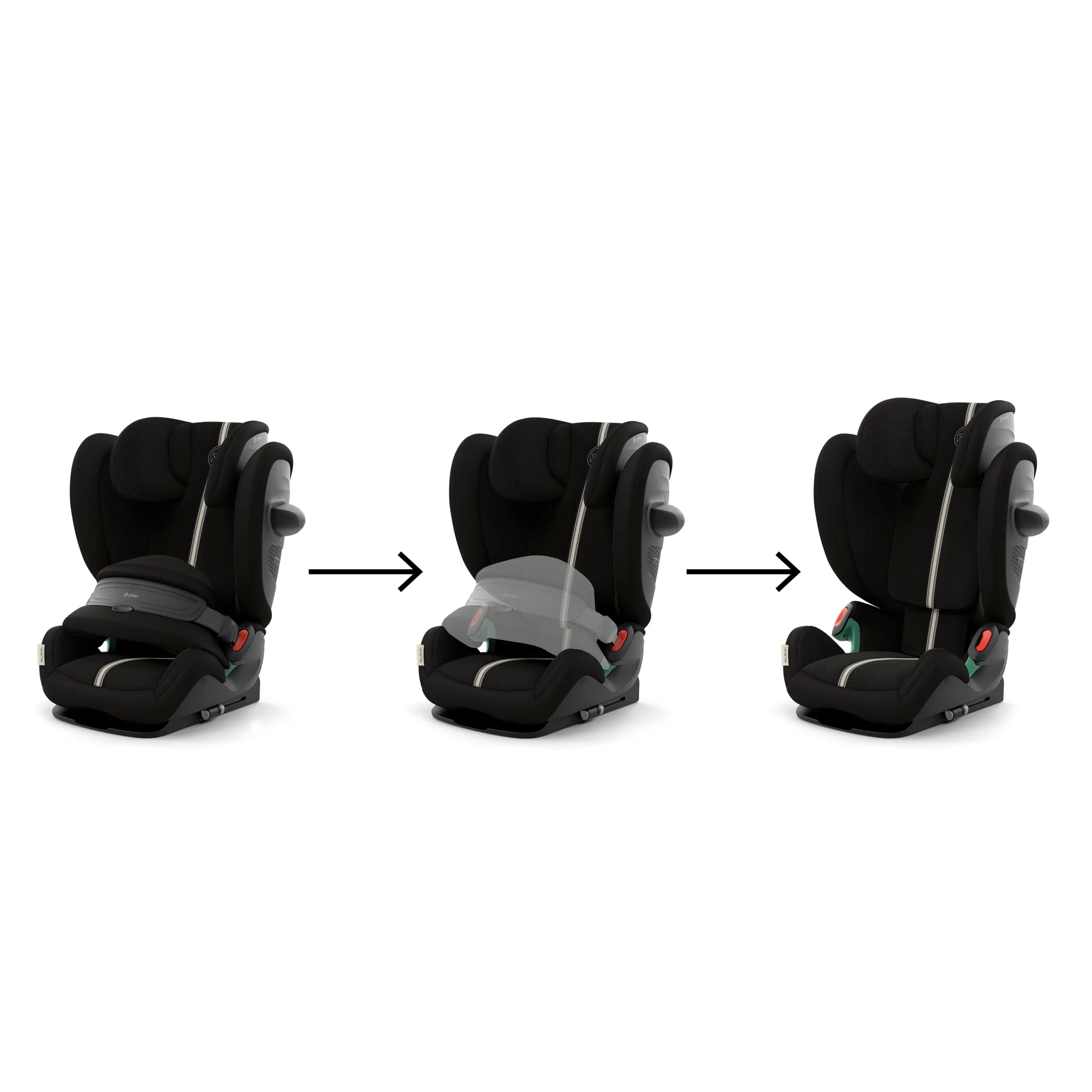 CYBEX Gold Seggiolino Auto Pallas G2 i-Size Plus, Moon Black - immagine 4