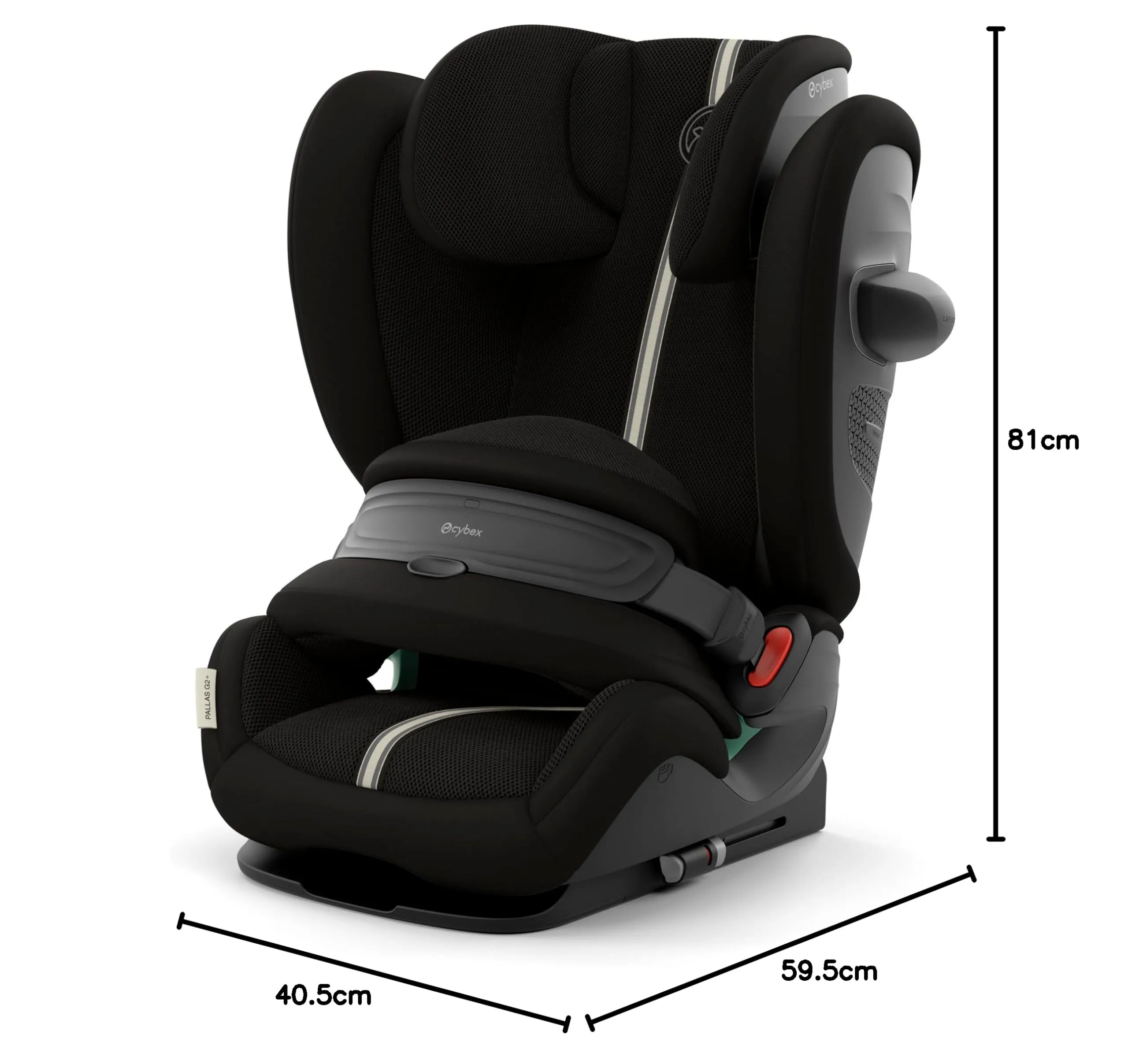 CYBEX Gold Seggiolino Auto Pallas G2 i-Size Plus, Moon Black - immagine 8