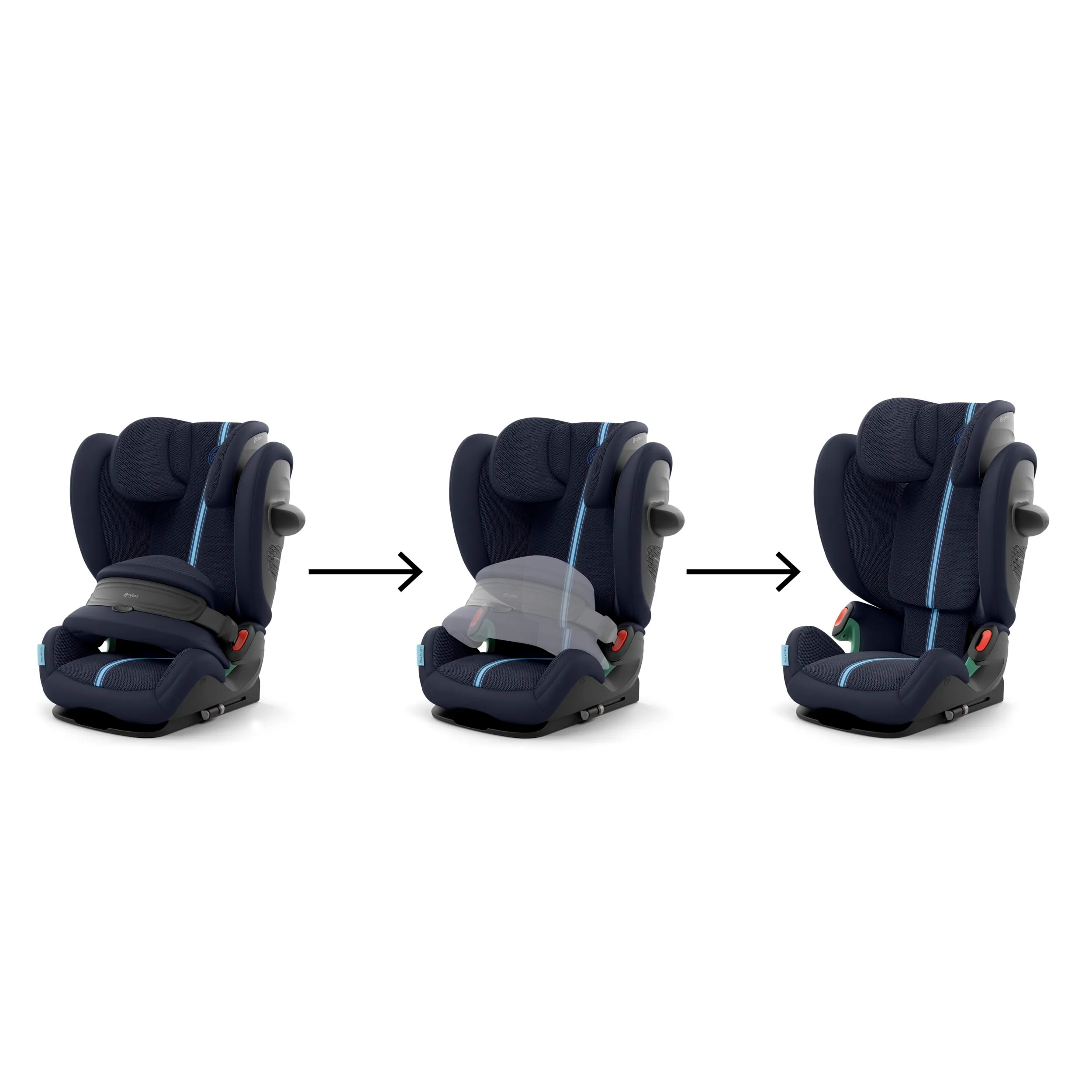 Cybex Pallas G2 Plus/Ocean Blue-navy blue PU1 - immagine 4