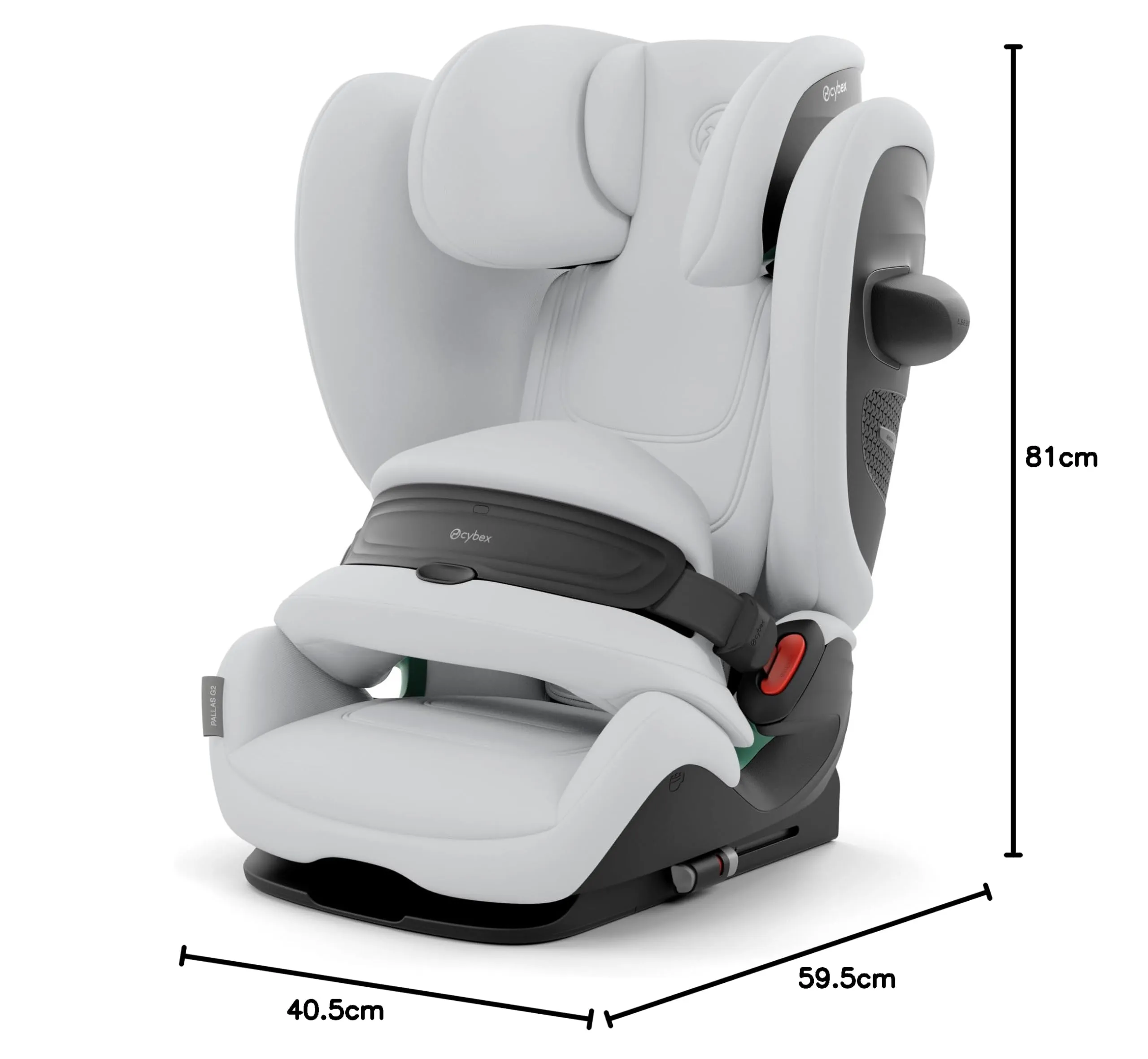 CYBEX Gold Seggiolino Auto Pallas G2 i-Size, 9-50 kg, Fog Grey - immagine 8