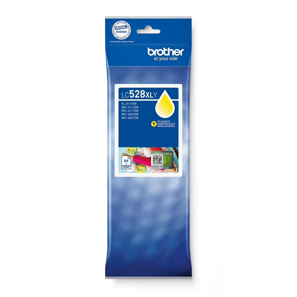 Cartuccia d'inchiostro originale Brother LC528XL gialla - LC528XLY - immagine 1