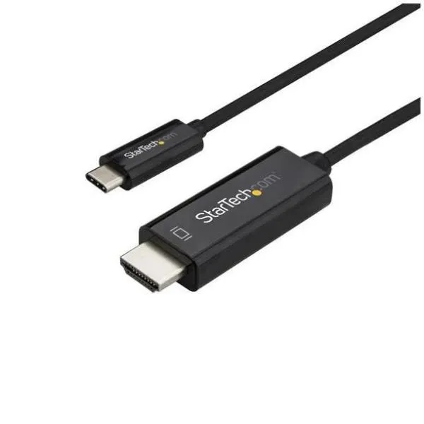 Startech Cavo Adattatore Usb-C A Hdmi - 4K 60Hz Da 1m Nero USB 3.1 Tipo C CDP2HD1MBNL - immagine 1