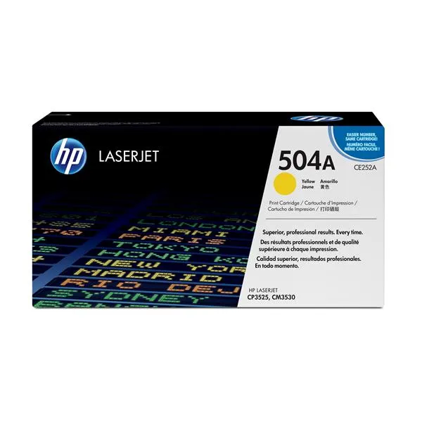 Hp Cartuccia Di Stampa Color Laserjet CE252A Giallo CE252A - immagine 1