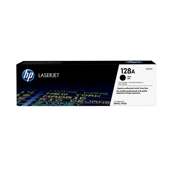 Hp 128A Black Laserjet Print Cartridge CE320A - immagine 1