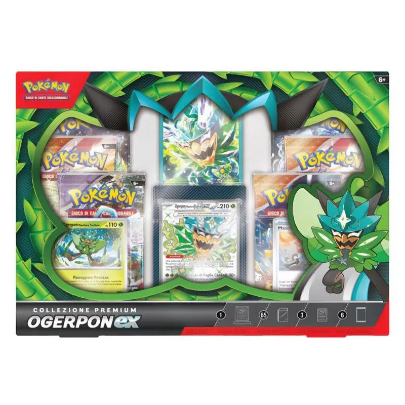Pokemon Collezione Premium Ogerpon ex – Premium Collection – Italiano Pk60549-i - immagine 1