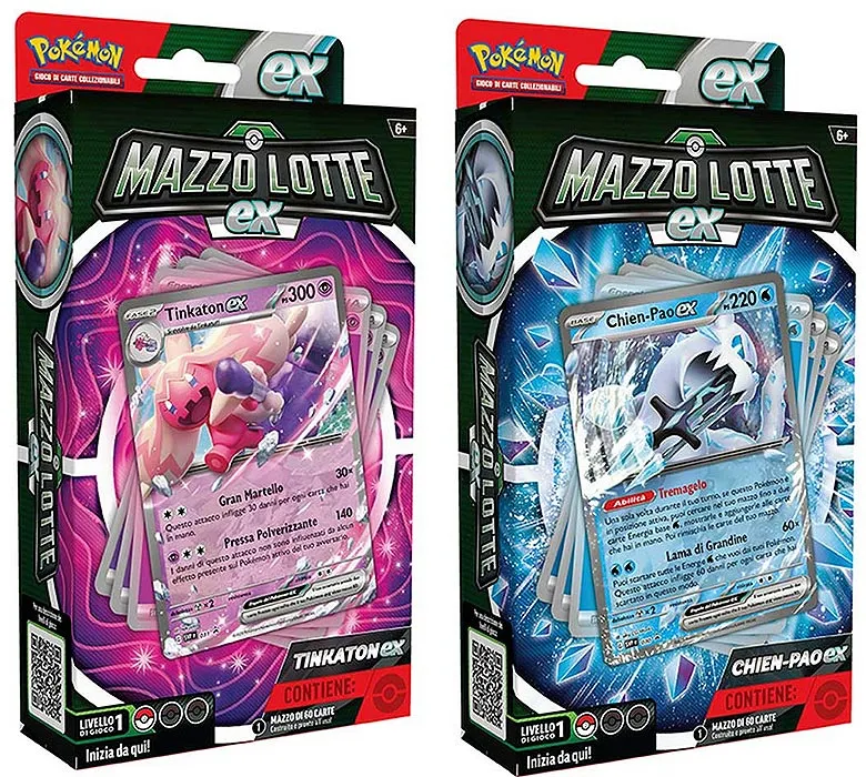 Pokemon ITA Mazzo Lotte EX Tinkaton Ex / Chien-Pao Ex Pk60294-i - immagine 1