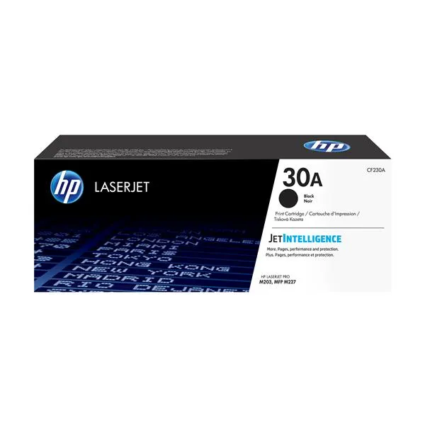 Hp 30A Black Original Laserjet Toner Cartridge (CF230A) CF230A - immagine 1