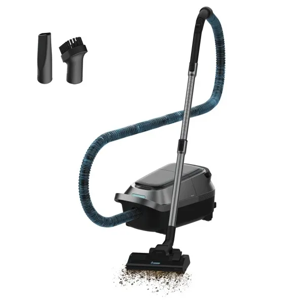 Aspirapolvere a traino Cecotec Conga Powerbag 5000 ProStyle - 890W - Serbatoio da 5L - Cavo da 6m - Display digitale - Accessori inclusi - Doppio filtro HEPA - Grigio - immagine 1