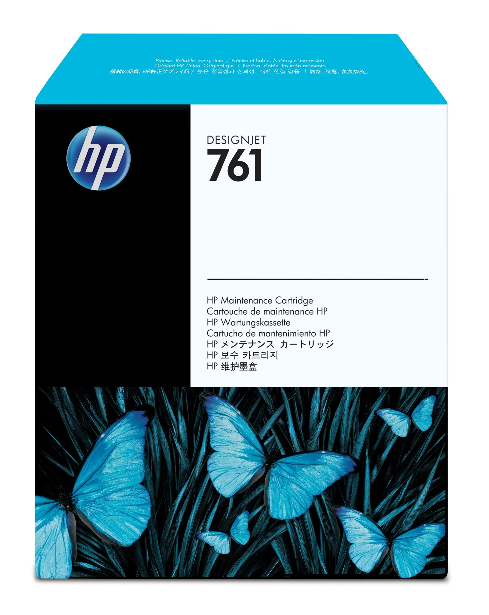 ORIGINALE HP Cartuccia d'inchiostro Trasparente CH649A 761 cartuccia per pulire - immagine 1