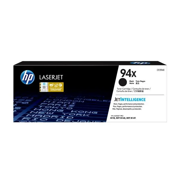 Hp Cartuccia Toner Nero Originale Laserjet 94X Ad Alta Capacità CF294X - immagine 1