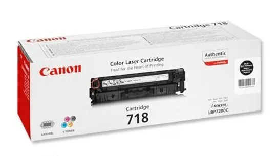 ORIGINALE Canon Multipack nero 718 BKVP 2662B017 - immagine 1