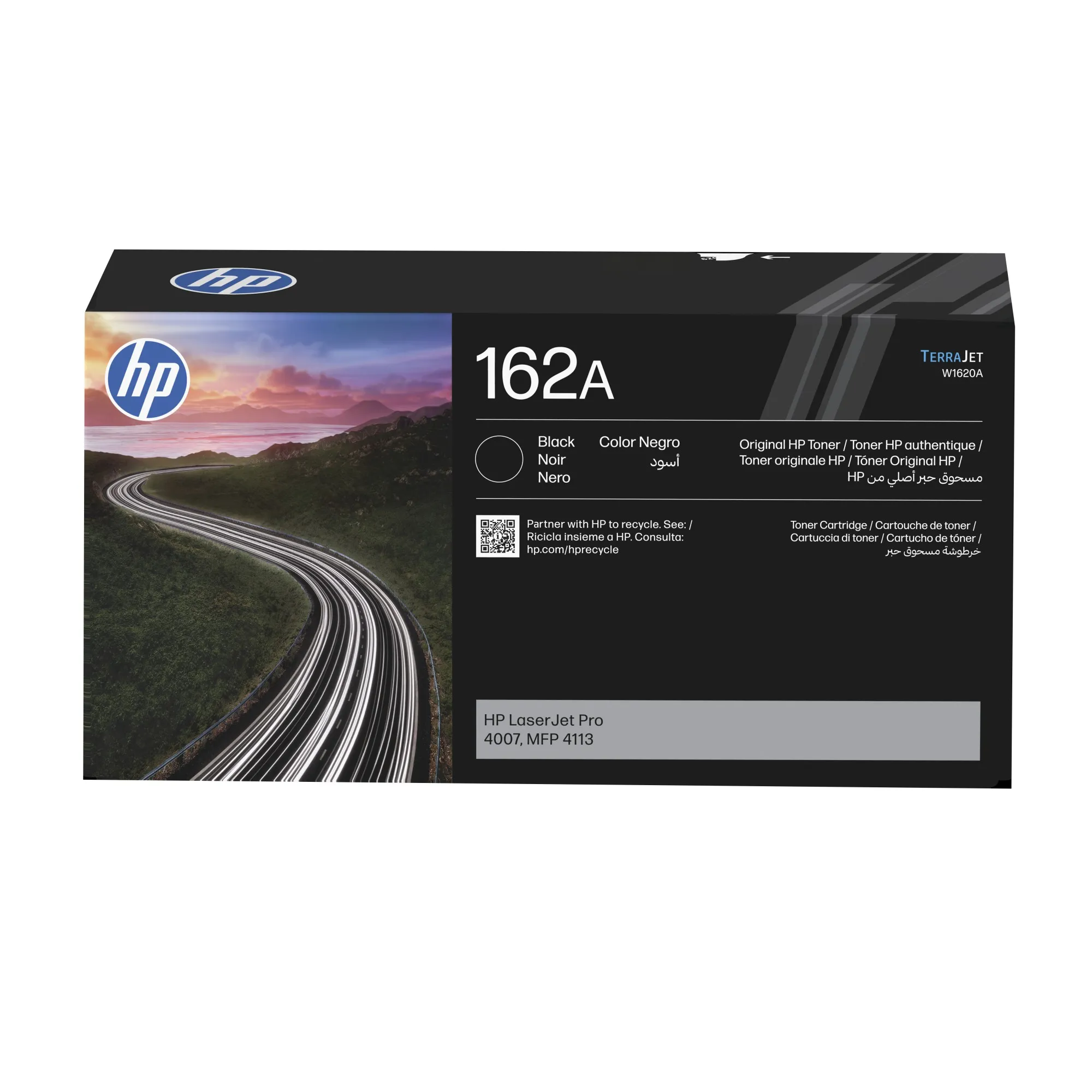 ORIGINALE HP toner nero W1620A 162A 3000 pagine Cartuccia toner nero originale HP LaserJet 162A - immagine 1