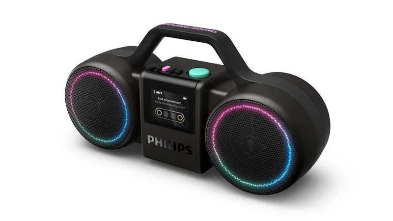 Philips Philips Speaker The Roller Tams60b/00 Black - immagine 1