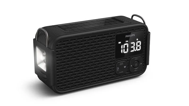 Philips Radio Analogica di Emergenza con Display Digitale Tar3500/00 Black - immagine 1