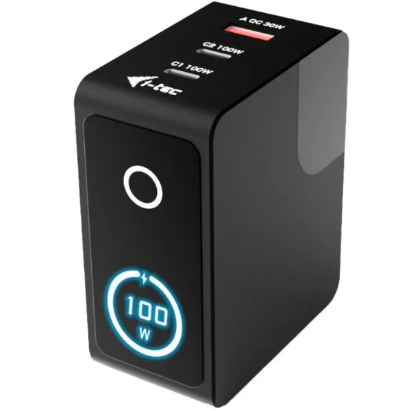 I-Tec Universal Charger Usb-C Pd 3.0 100W CHARGER-INTG100W - immagine 1