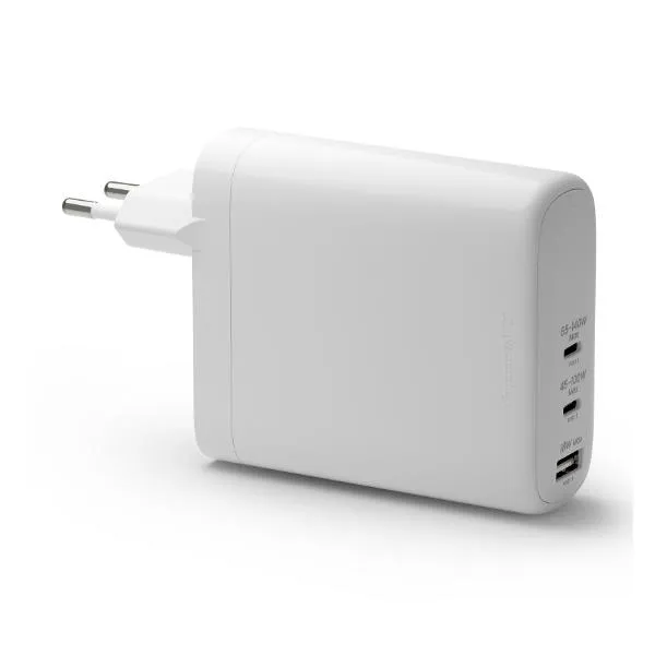 Dbramante 1928 Alimentatore Riciclato Dbramante1928 Da 140W Con 2 Type C Ed 1 Usb-A CI140EUWH7101 - immagine 1
