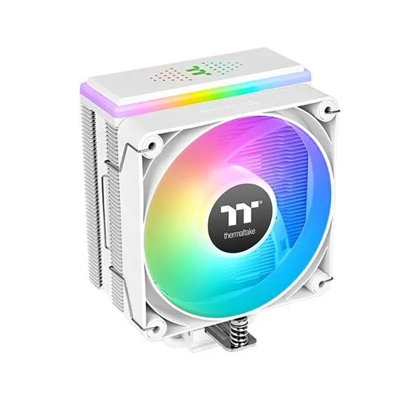Thermaltake Astria 200 Argb White/Air cooler/4Pipe HDT/Fan120 x1/PWM 500 1800rpm/MB Sync only/White CL-P137-AL12SW-A - immagine 1