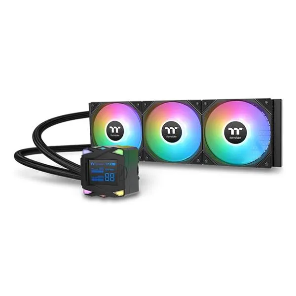 Thermaltake LA360-S Argb Sync/All-In-One Liquid Cooler System/120 Fan 3/PWM 600 2500RPM/MB Sync only/Black CL-W462-PL12SW-A - immagine 1
