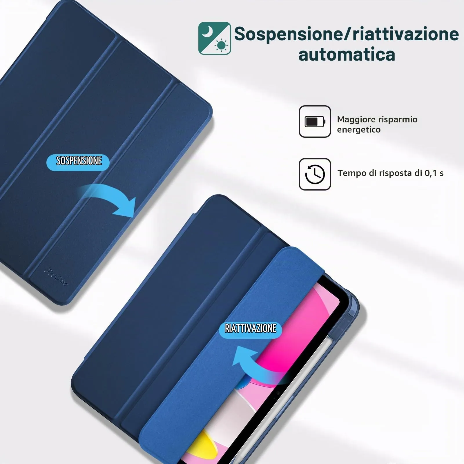 ProCase Cover iPad 11 Gen A16 11 Pollici 2025/iPad 10 Gen 10,9 Pollici 2022 - immagine 4